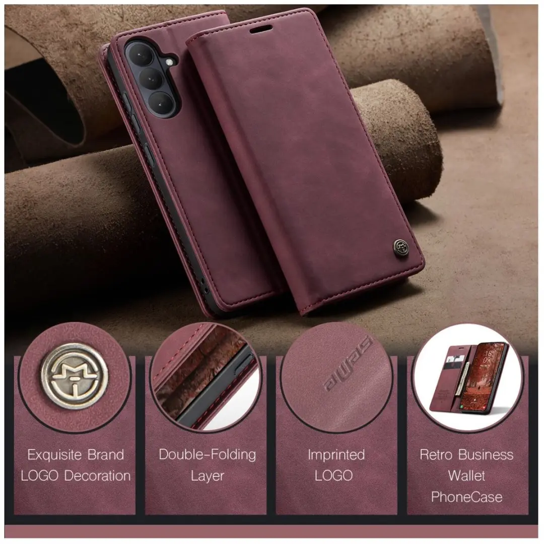 Caseme 013 Hoesje Samsung Galaxy S26 - Book Case Rood