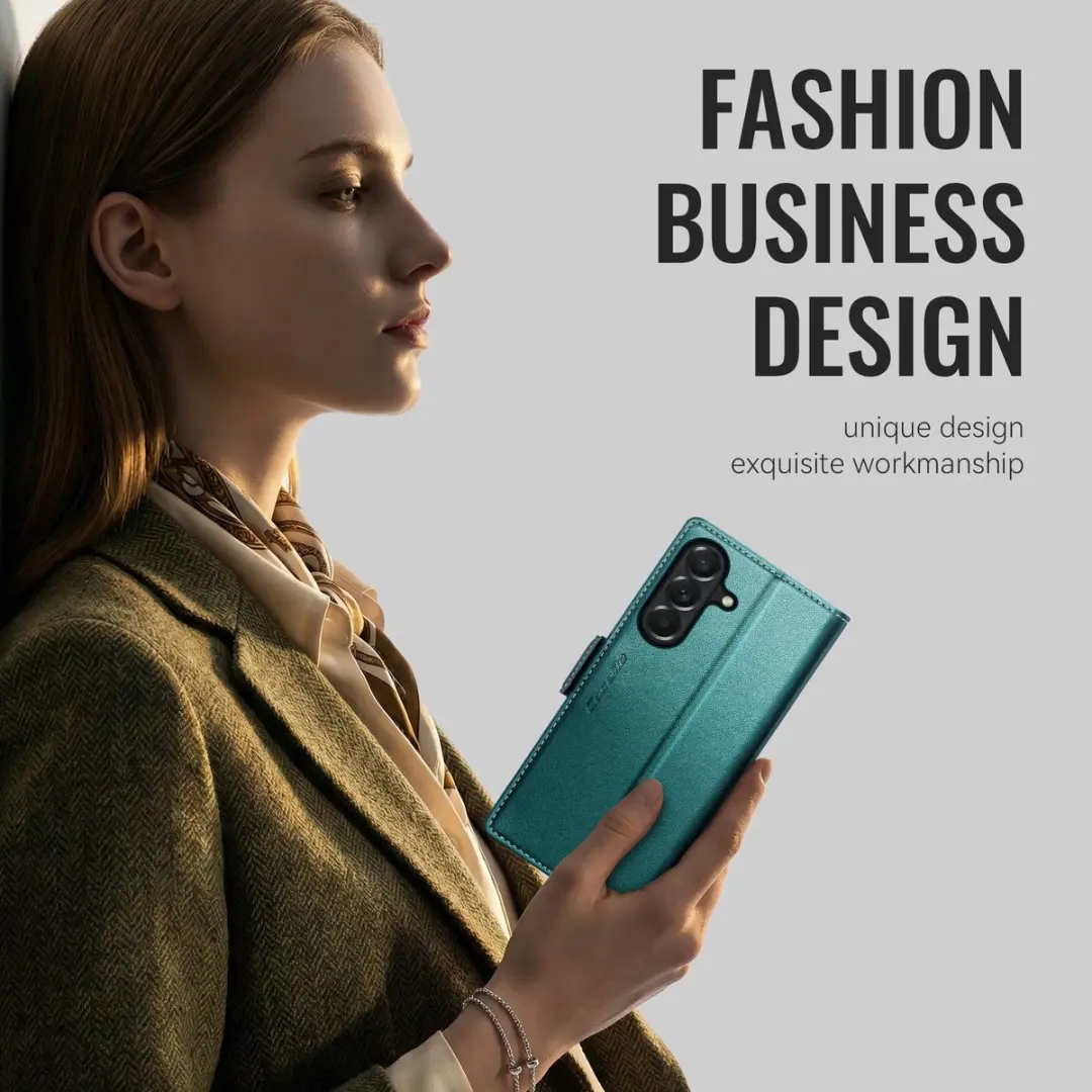 Caseme Hoesje Samsung Galaxy A27 Wallet Book - Groen