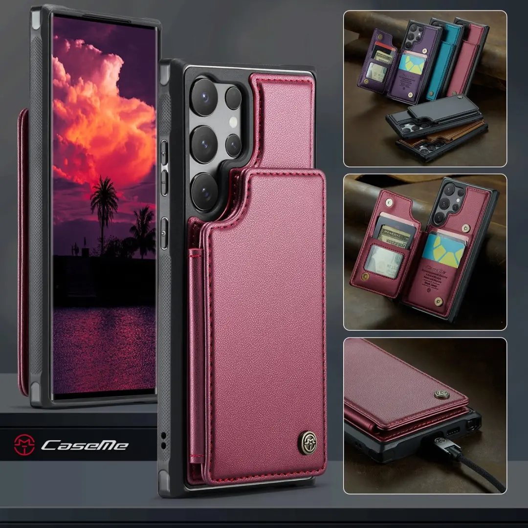 CaseMe C22 Hoesje Samsung Galaxy S26 Ultra - Rood