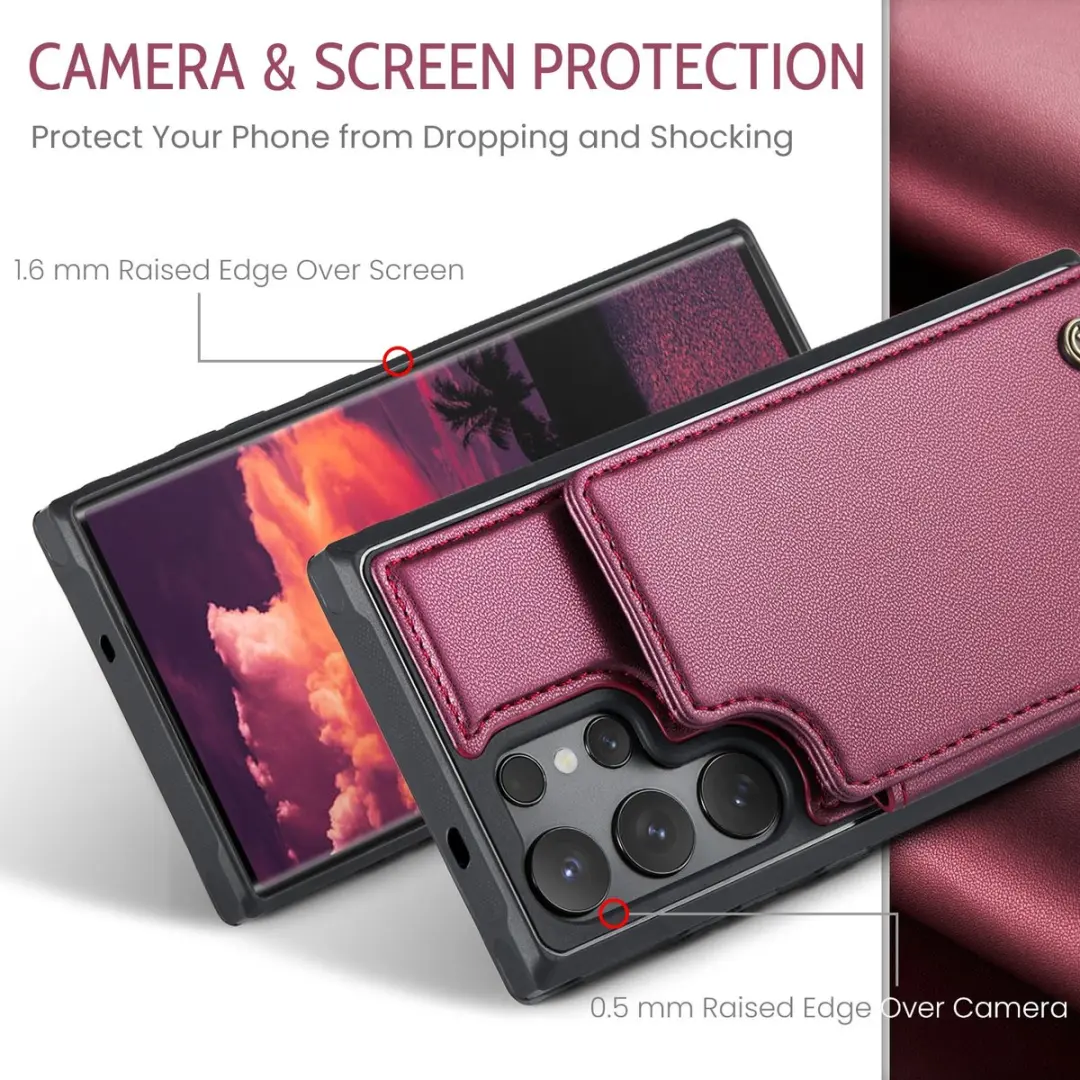 CaseMe C22 Hoesje Samsung Galaxy S26 Ultra - Rood