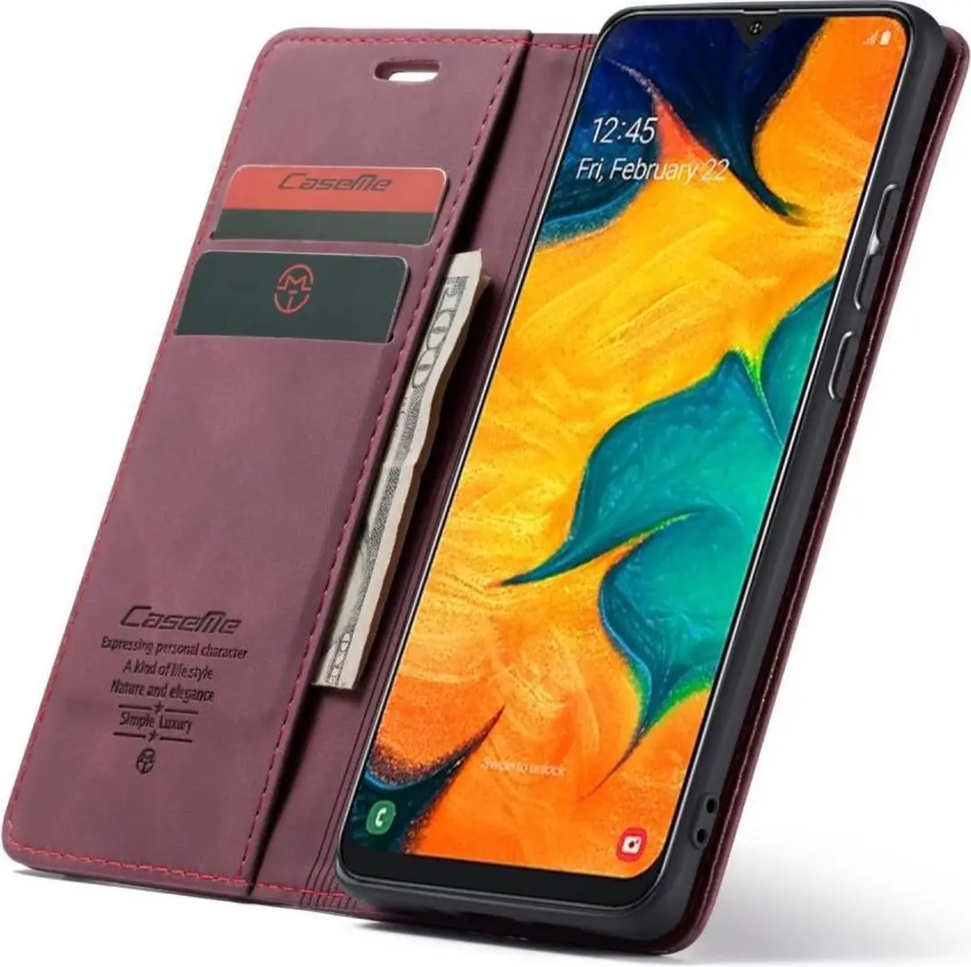 Caseme Book Case Samsung Galaxy A40 - Bordeaux