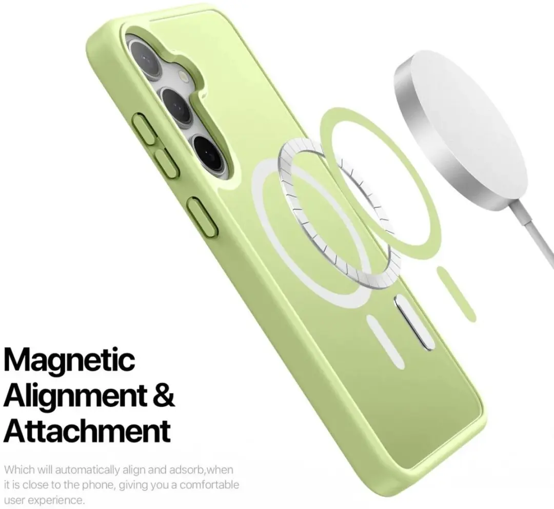 Dux Ducis Yind Serie Telefoonhoesje Samsung Galaxy S25 Plus - Licht Groen - afbeelding 6 van 6
