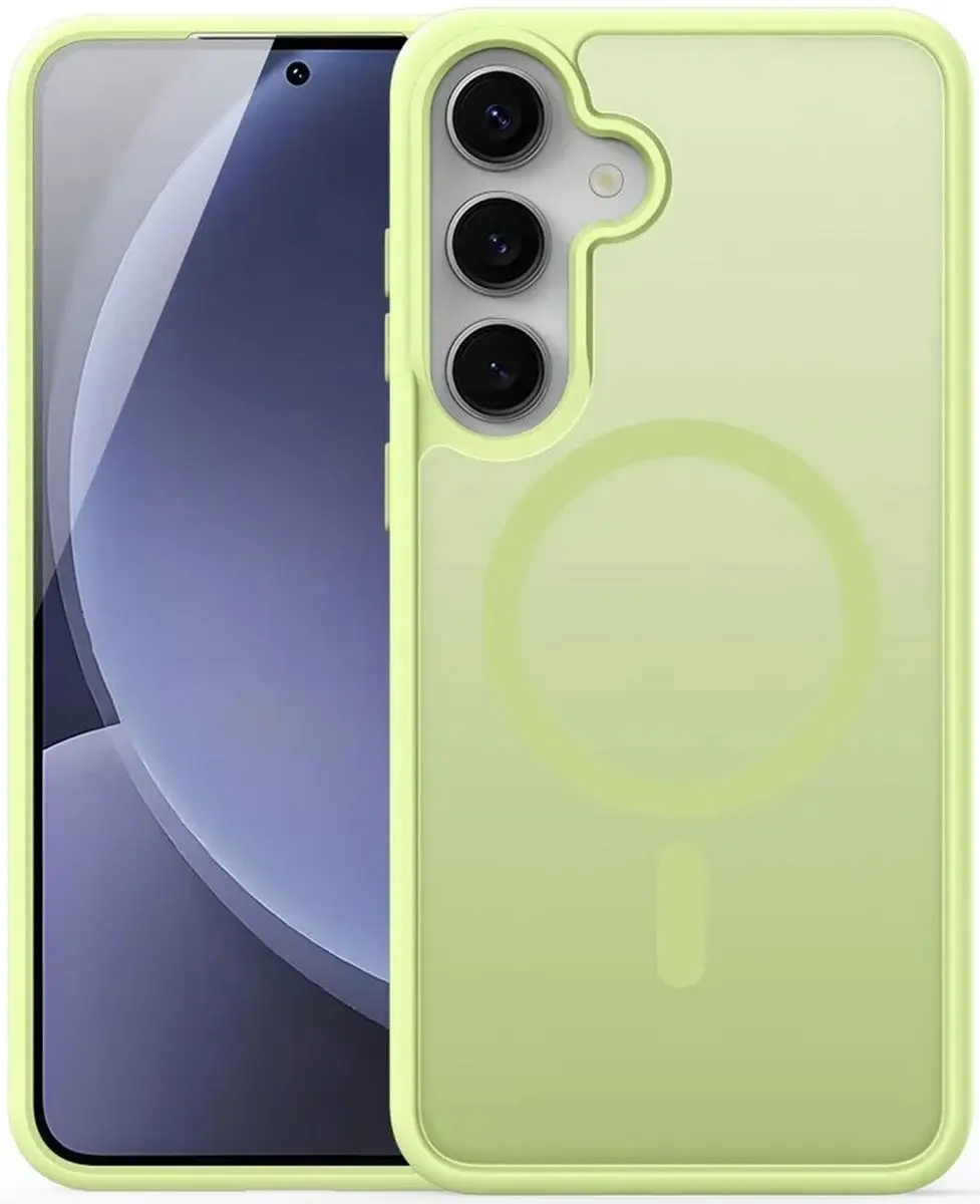 Dux Ducis Yind Serie Telefoonhoesje Samsung Galaxy S25 Plus - Licht Groen