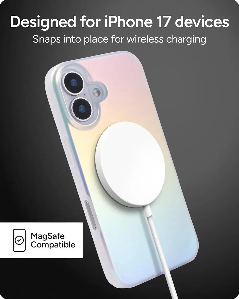 ZAGG Milan Snap Case iPhone 17 - MagSafe - 1 Pasje - Zwart - afbeelding 6 van 6