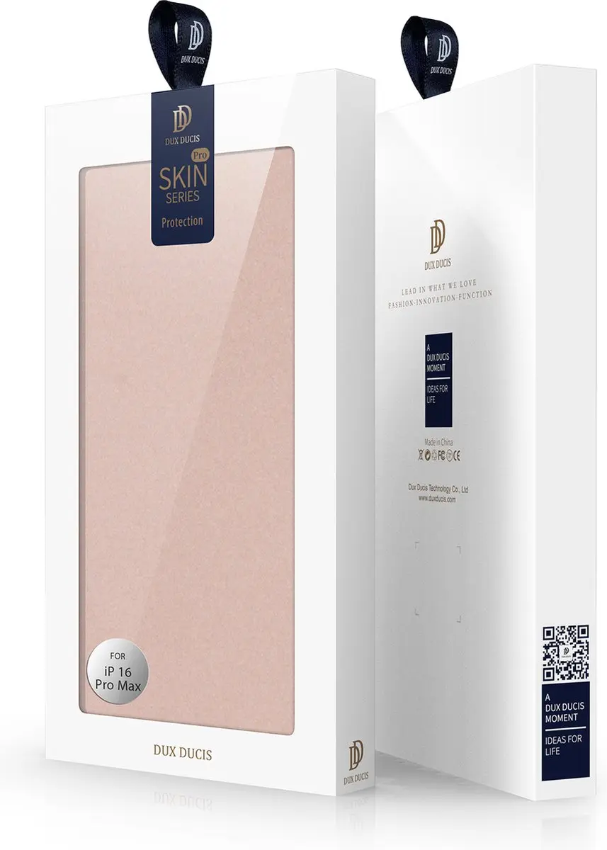 Dux Ducis iPhone 16 Pro Max Hoesje Rosé Goud
