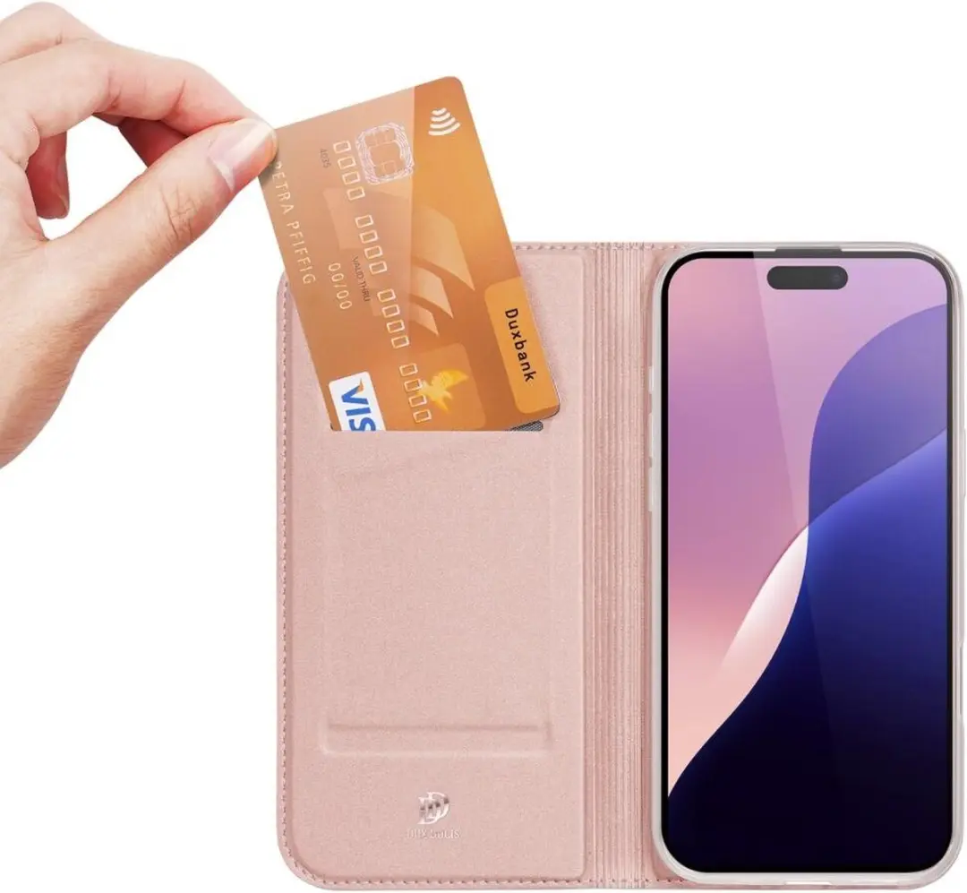 Dux Ducis iPhone 16 Pro Max Hoesje Rosé Goud