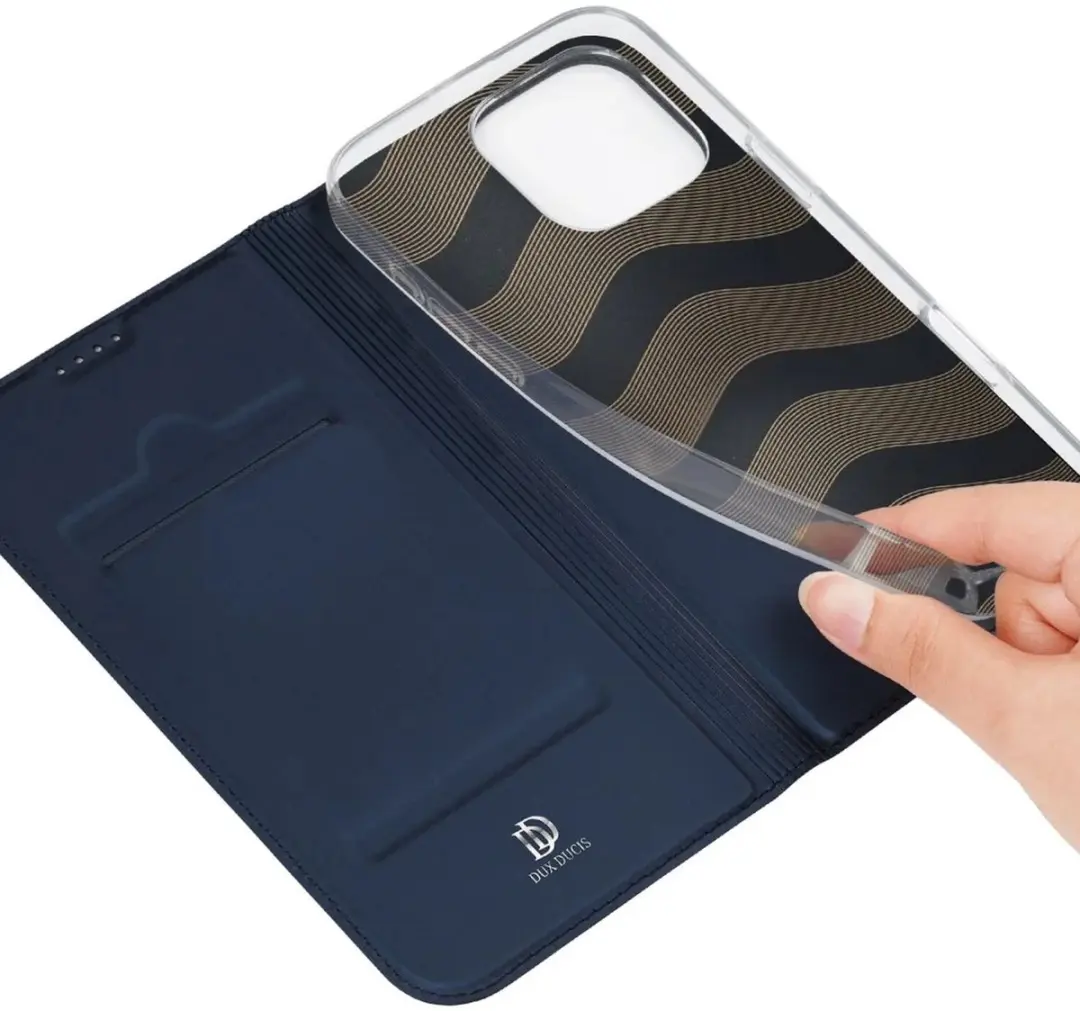 Dux Ducis iPhone 16 Pro Hoesje - Blauw