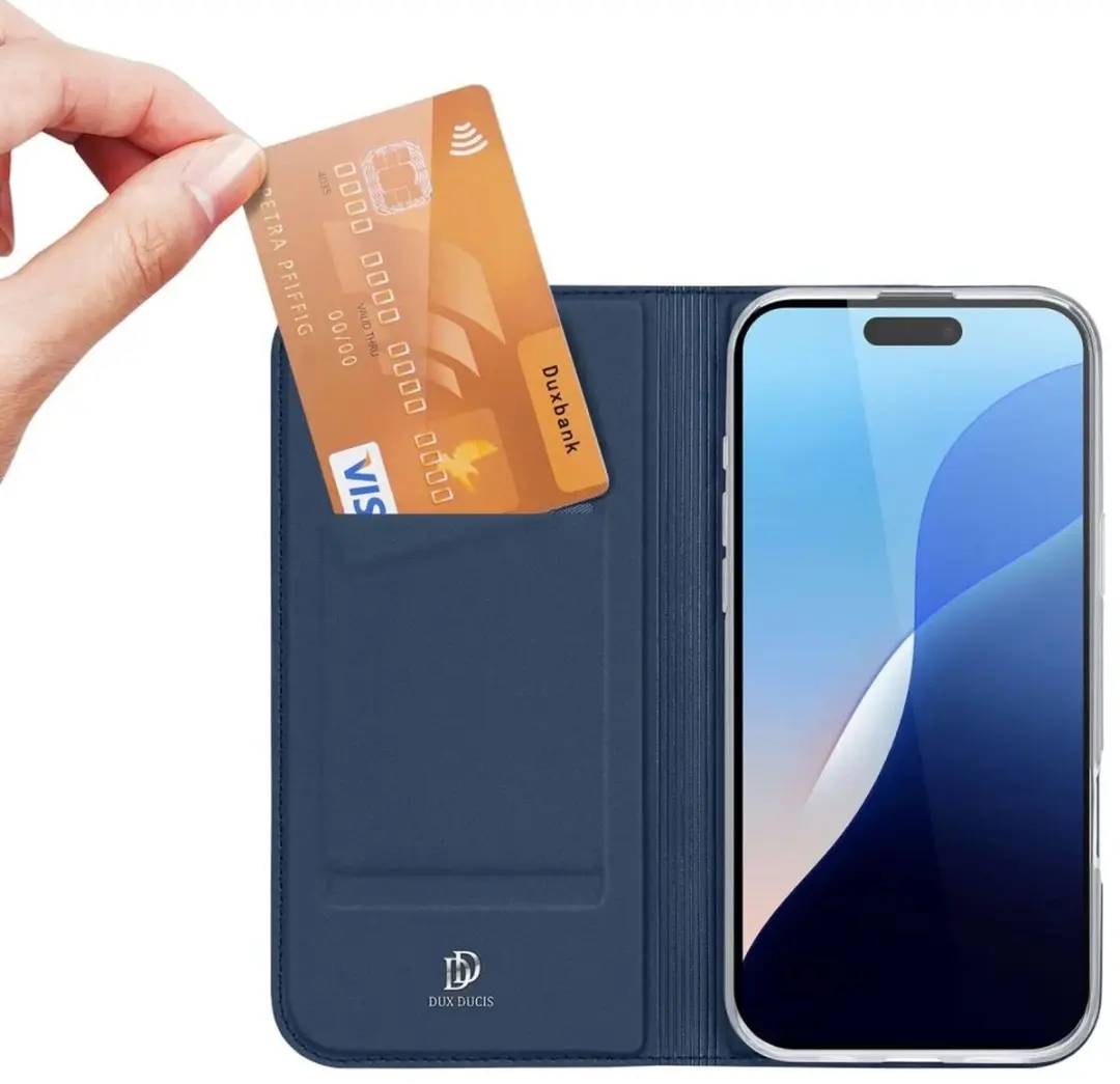 Dux Ducis iPhone 16 Pro Hoesje - Blauw