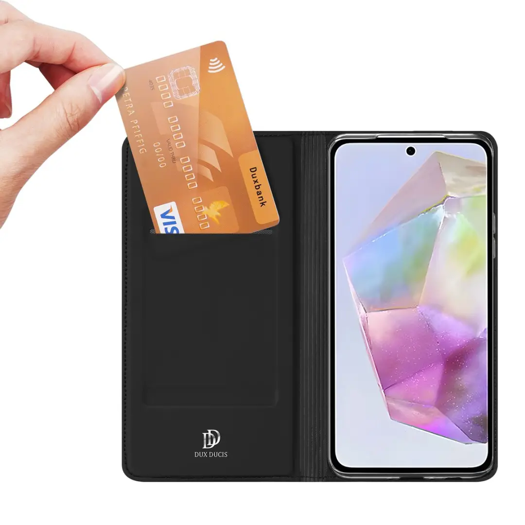 Dux Ducis Book Case SH00081271 Samsung Galaxy A36 5G - Zwart - afbeelding 6 van 6