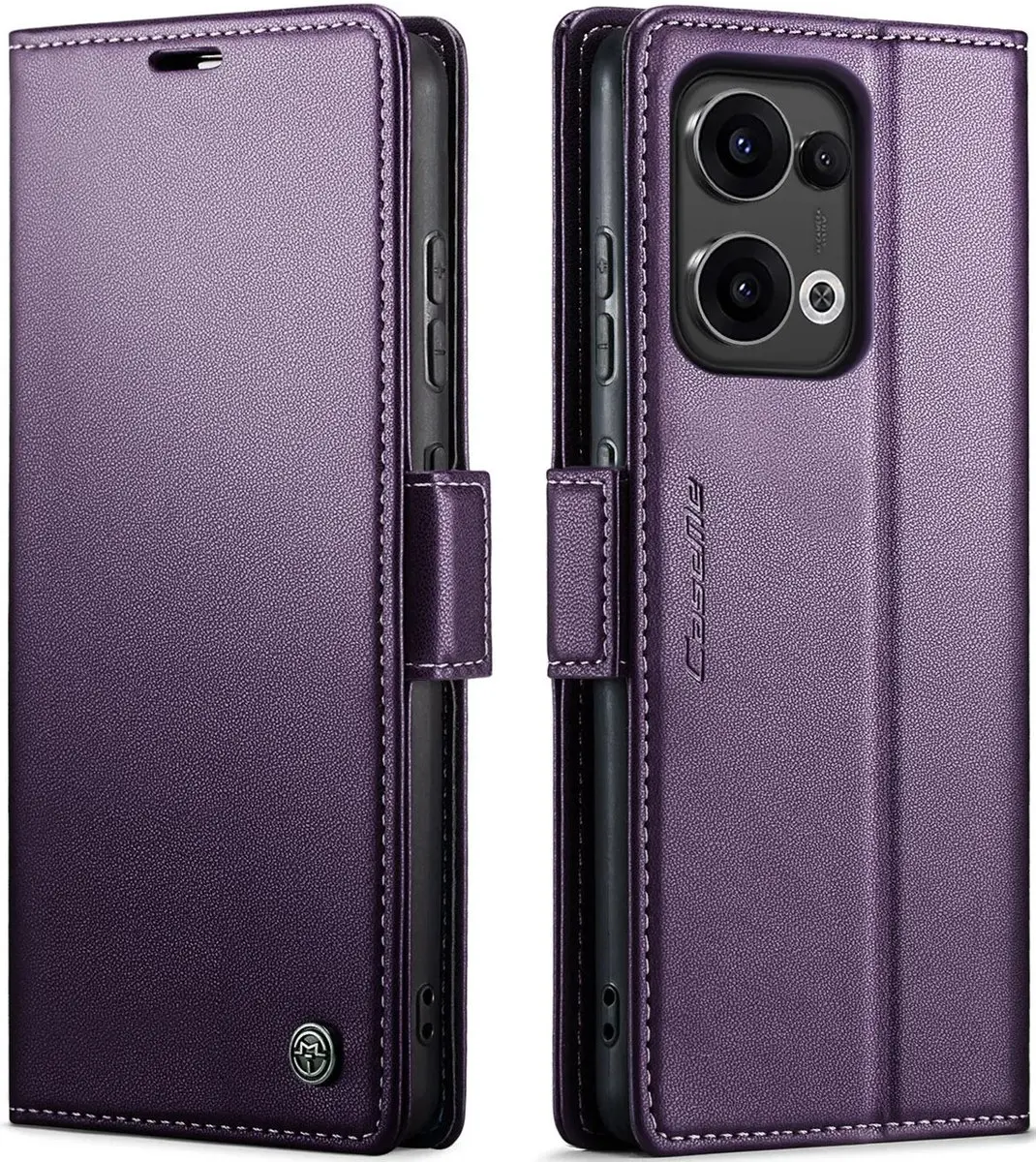 Caseme Litchi Texture Book Wallet Hoesje Oppo Reno13