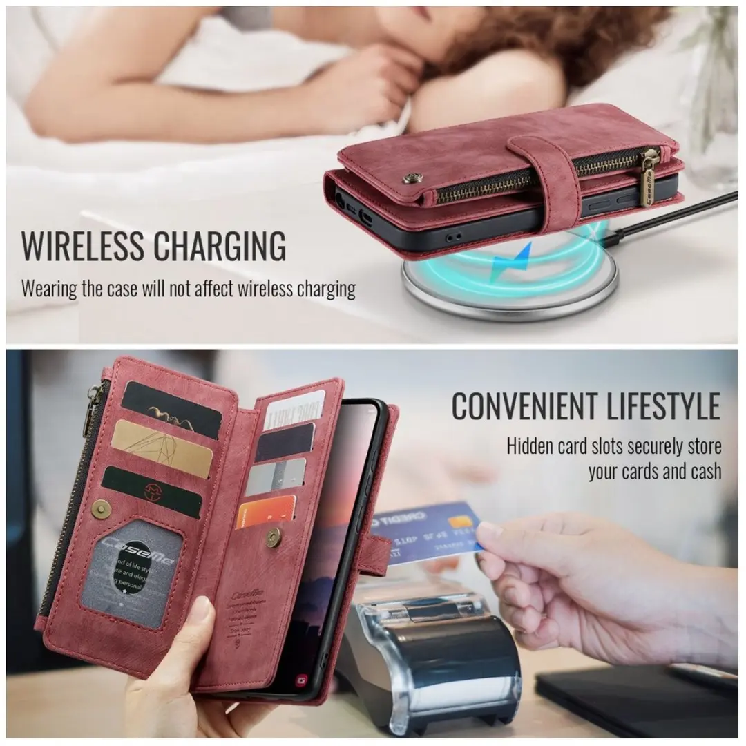 Caseme C30 Hoesje Samsung Galaxy S26 Ultra - Rood