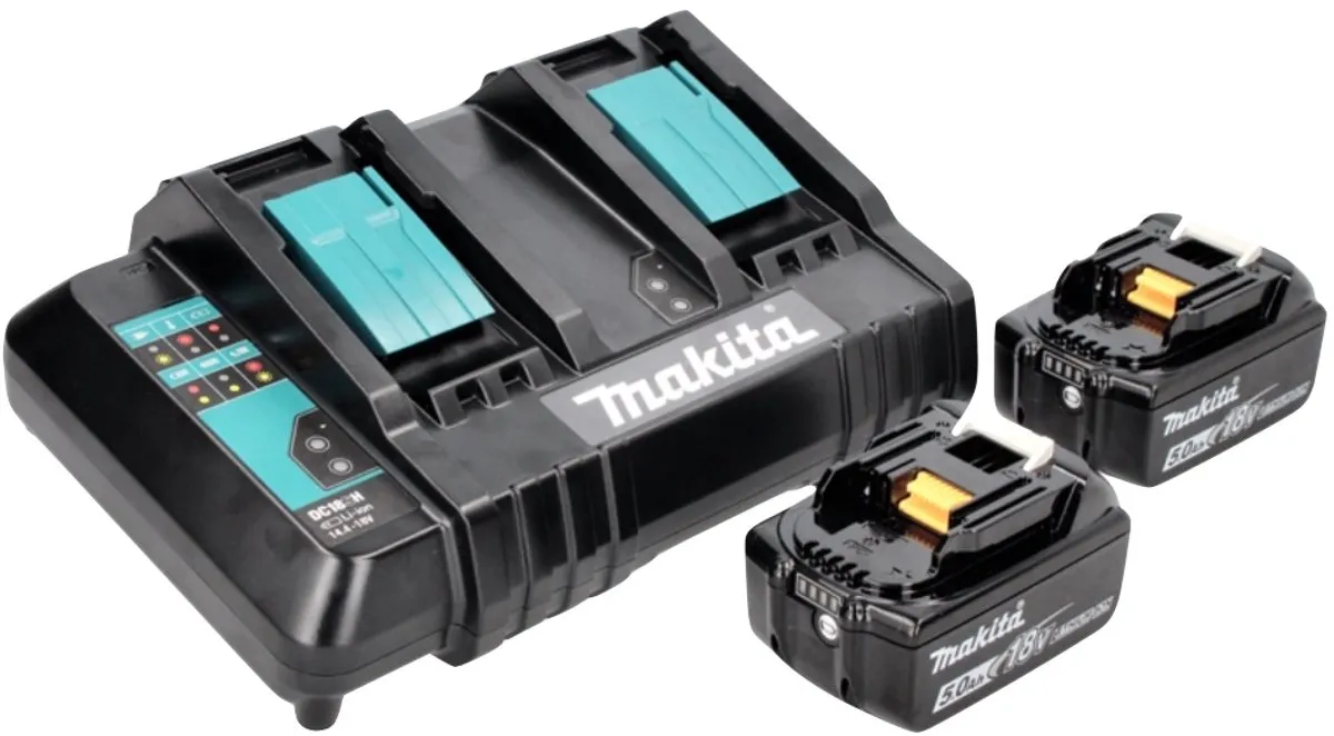 Makita DLM 382 CT2 Accu Grasmaaier 38cm 40L - 2x 5.0Ah Accu + Lader