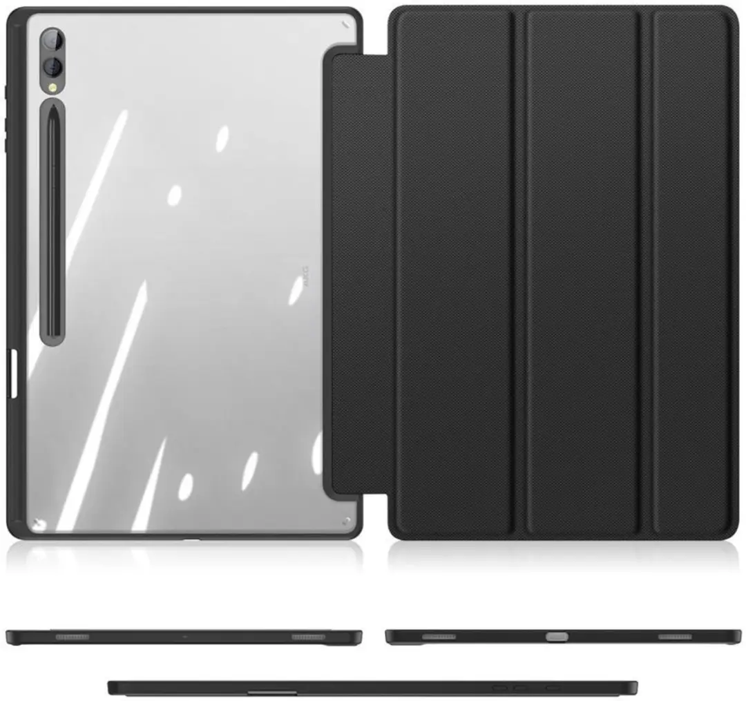 Dux Ducis Toby Series Tablethoes Zwart - Samsung Galaxy Tab S9 Ultra