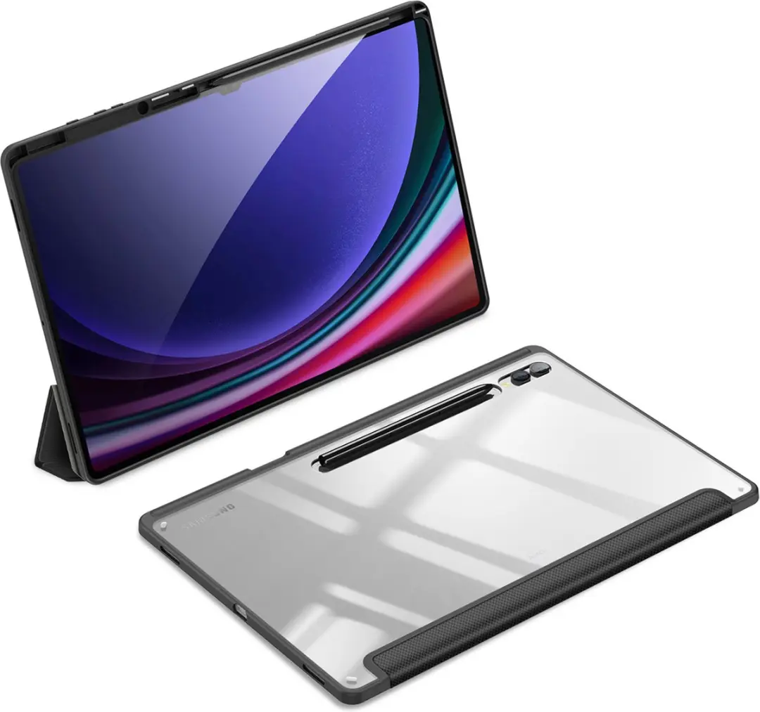 Dux Ducis Toby Series Tablethoes Zwart - Samsung Galaxy Tab S9 Ultra