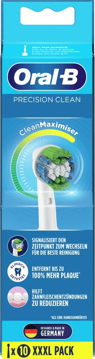 Oral-B Precision Clean CleanMaximiser EB20RB-10 Opzetborstels - 10 Stuks