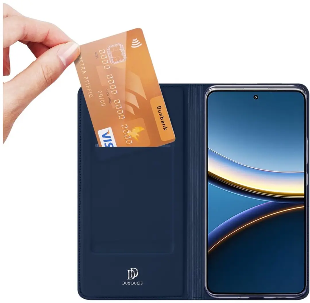 Dux Ducis Skin Pro Hoesje Xiaomi Poco F7 Pro - Blauw