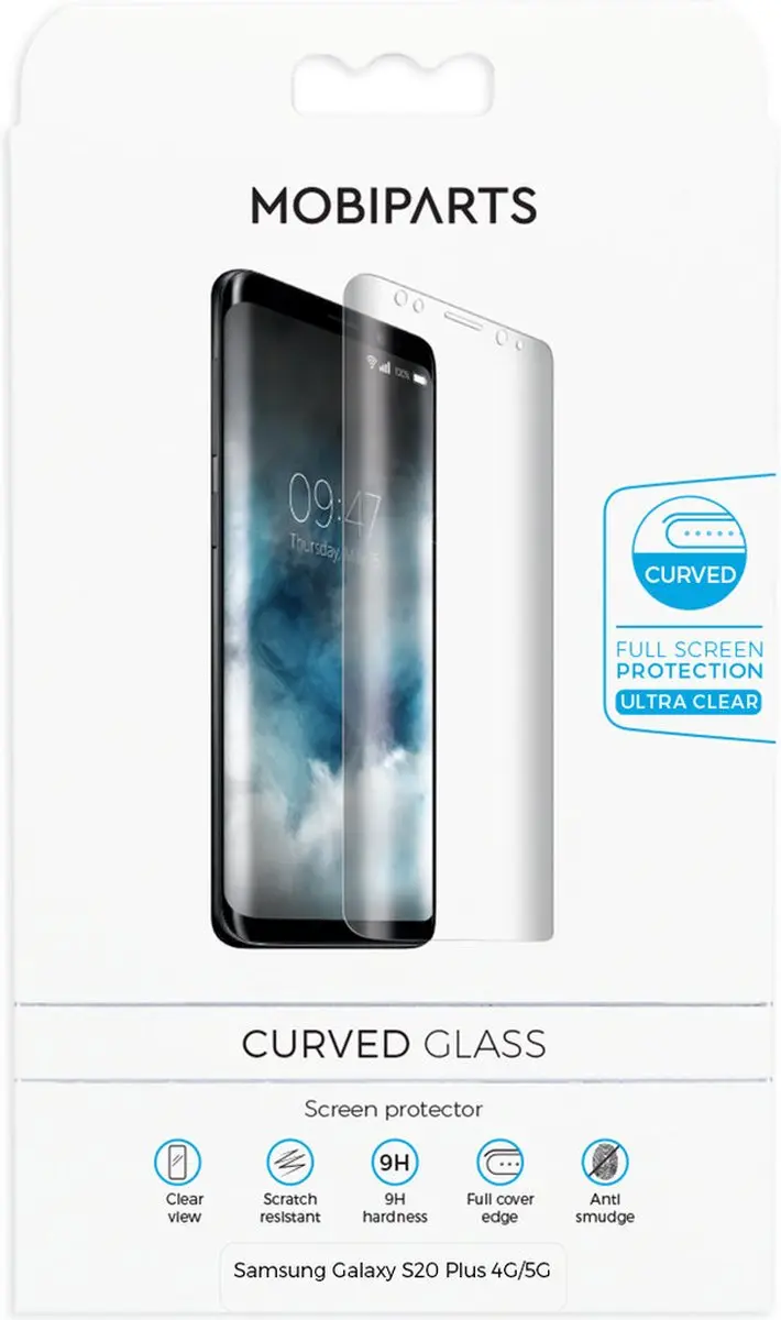 Mobiparts Curved Glass Samsung Galaxy S20 Plus - MP-104935
