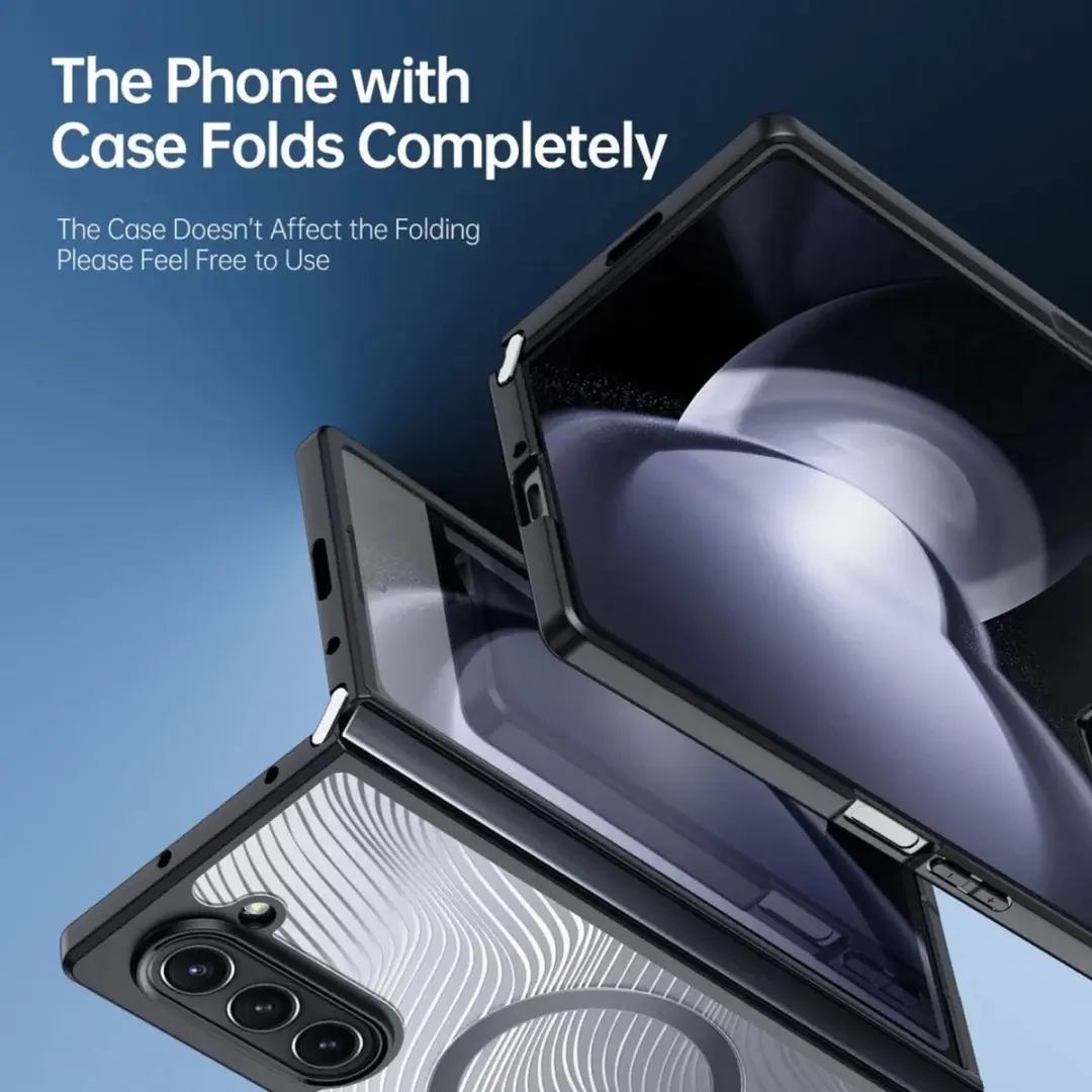 Dux Ducis Aimo Mag Series Telefoonhoes Zwart - Samsung Galaxy Z Fold6 - afbeelding 6 van 6