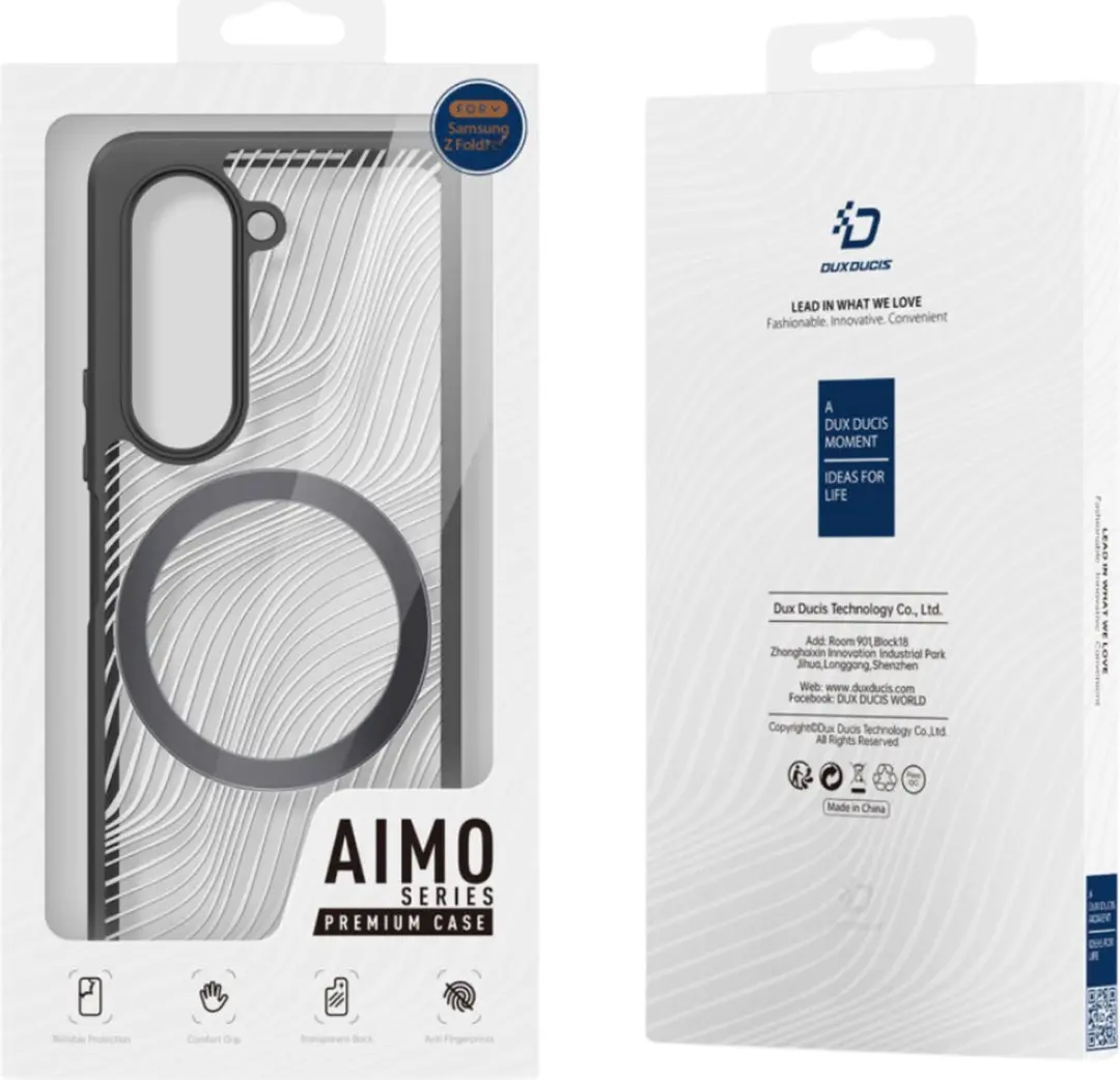 Dux Ducis Aimo Mag Series Telefoonhoes Zwart - Samsung Galaxy Z Fold6