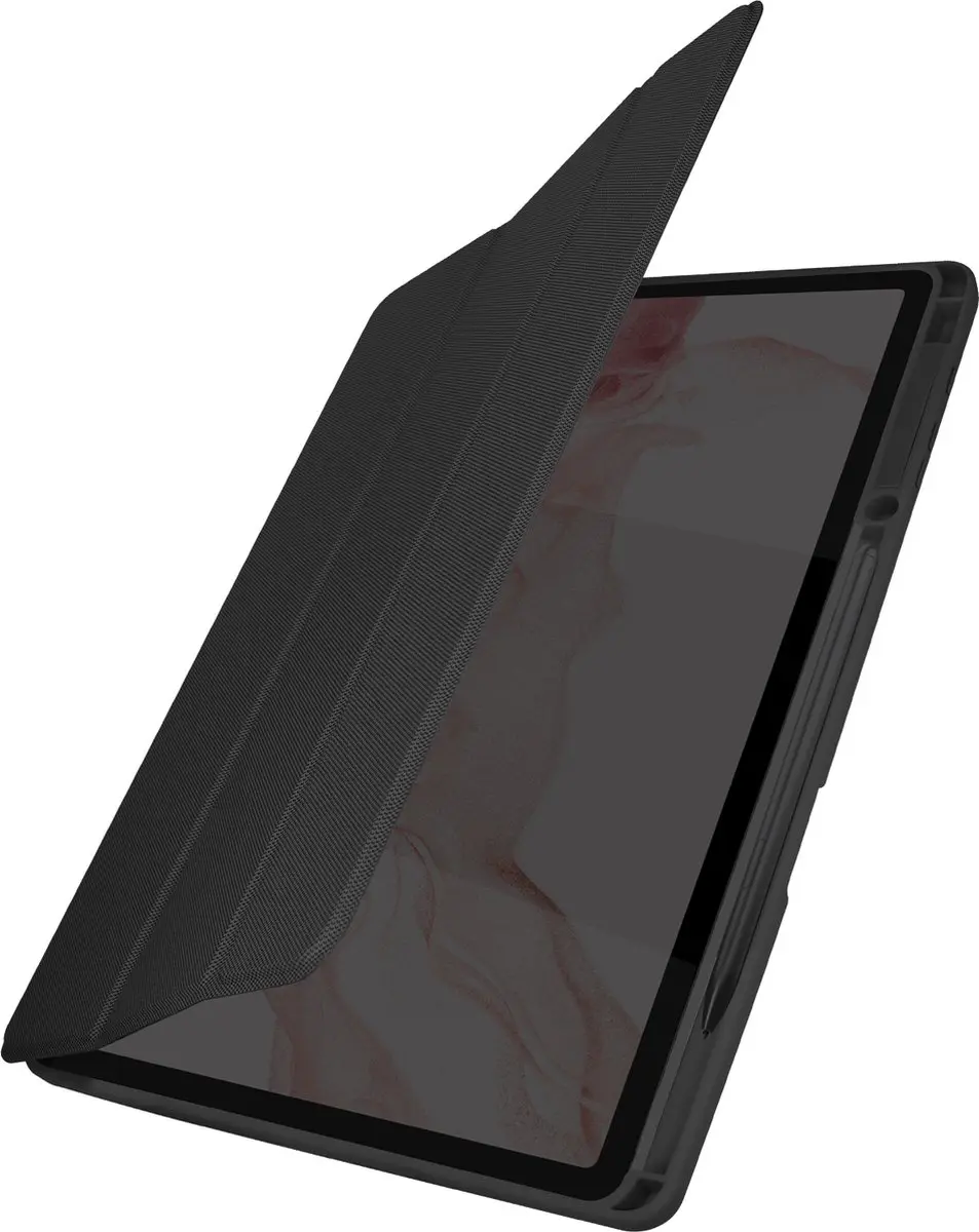 Dux Ducis Folio-TOBY-BK-TS7P Hoesje - Samsung Tab S7/S8 Plus - 12.4" - Zwart