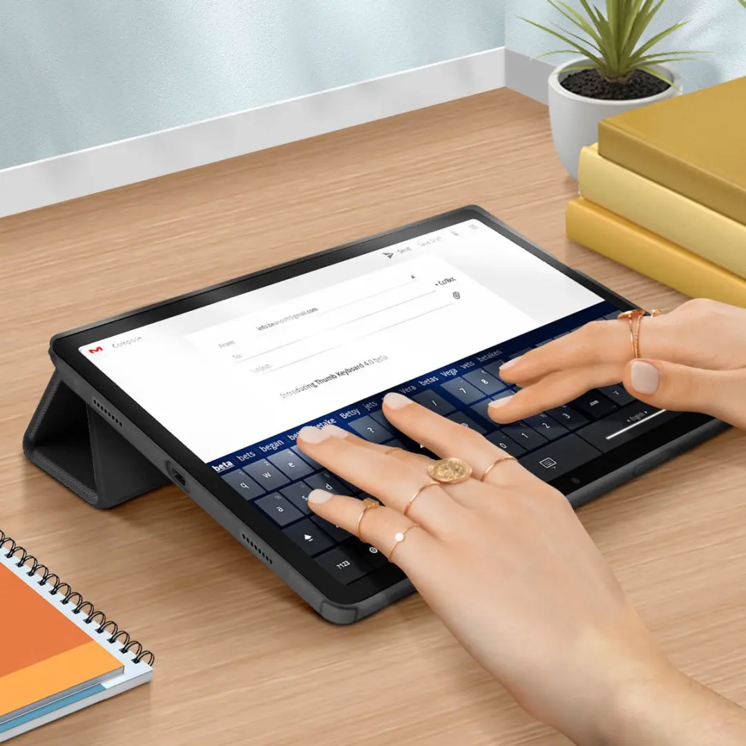 Dux Ducis Folio-TOBY-BK-TS7P Hoesje - Samsung Tab S7/S8 Plus - 12.4" - Zwart