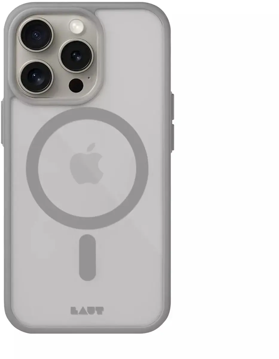 Laut Huex Protect MagSafe Hoes iPhone 15 Pro Max - Grijs