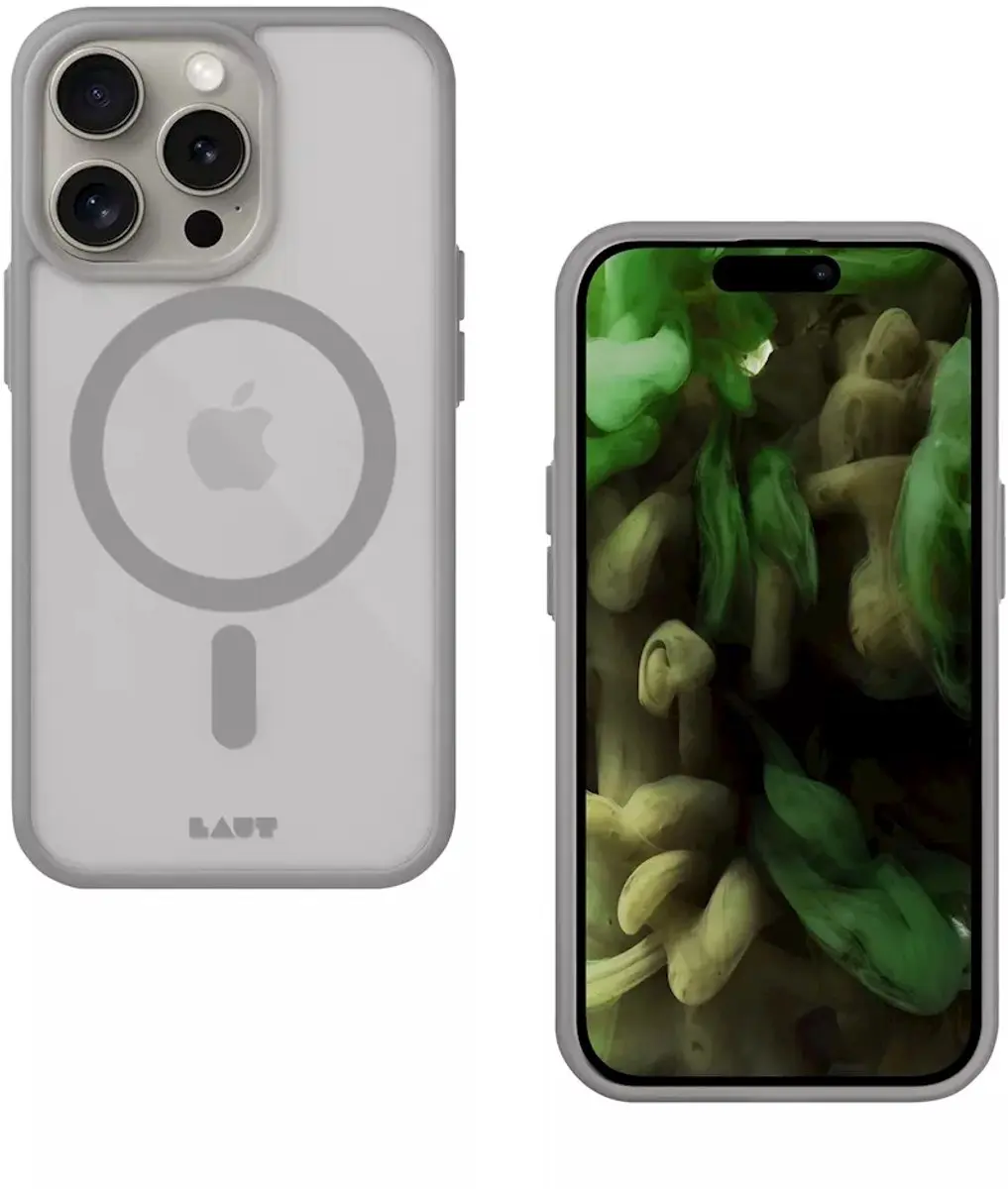 Laut Huex Protect MagSafe Hoes iPhone 15 Pro Max - Grijs