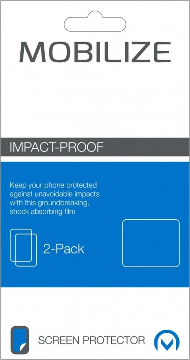 Mobilize Impact-Proof Screenprotector Samsung Galaxy Xcover 3 - 2 Stuks