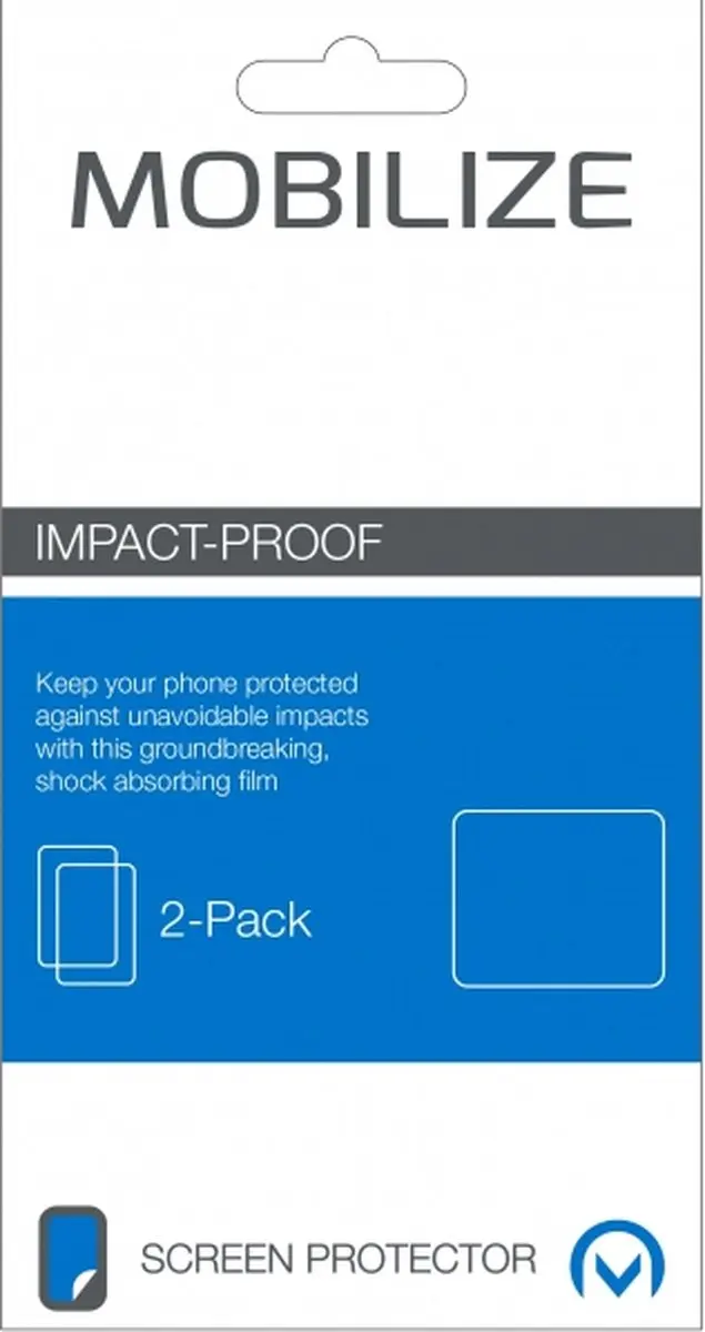Mobilize Impact-Proof Screenprotector Samsung Galaxy Xcover 3 - 2 Stuks - afbeelding 6 van 6