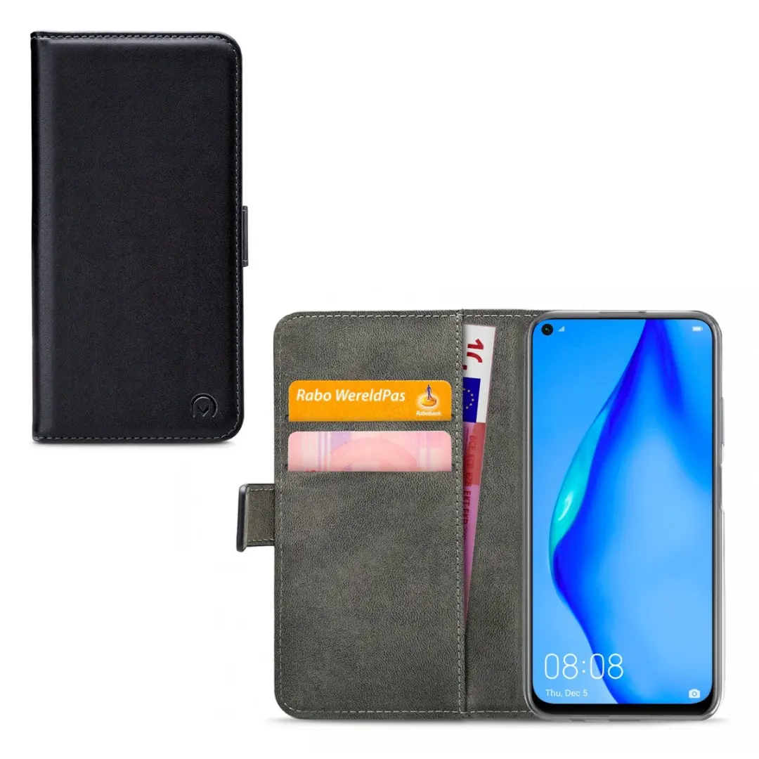 Mobilize Classic Gelly Wallet Bookcase Huawei P40 Lite - Pasjeshouder Zwart