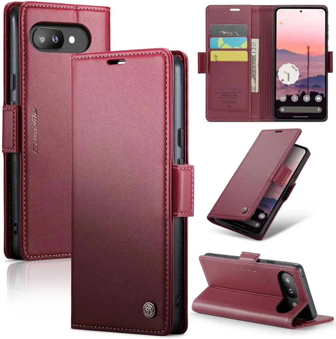 Caseme Litchi Texture Book Wallet Hoesje