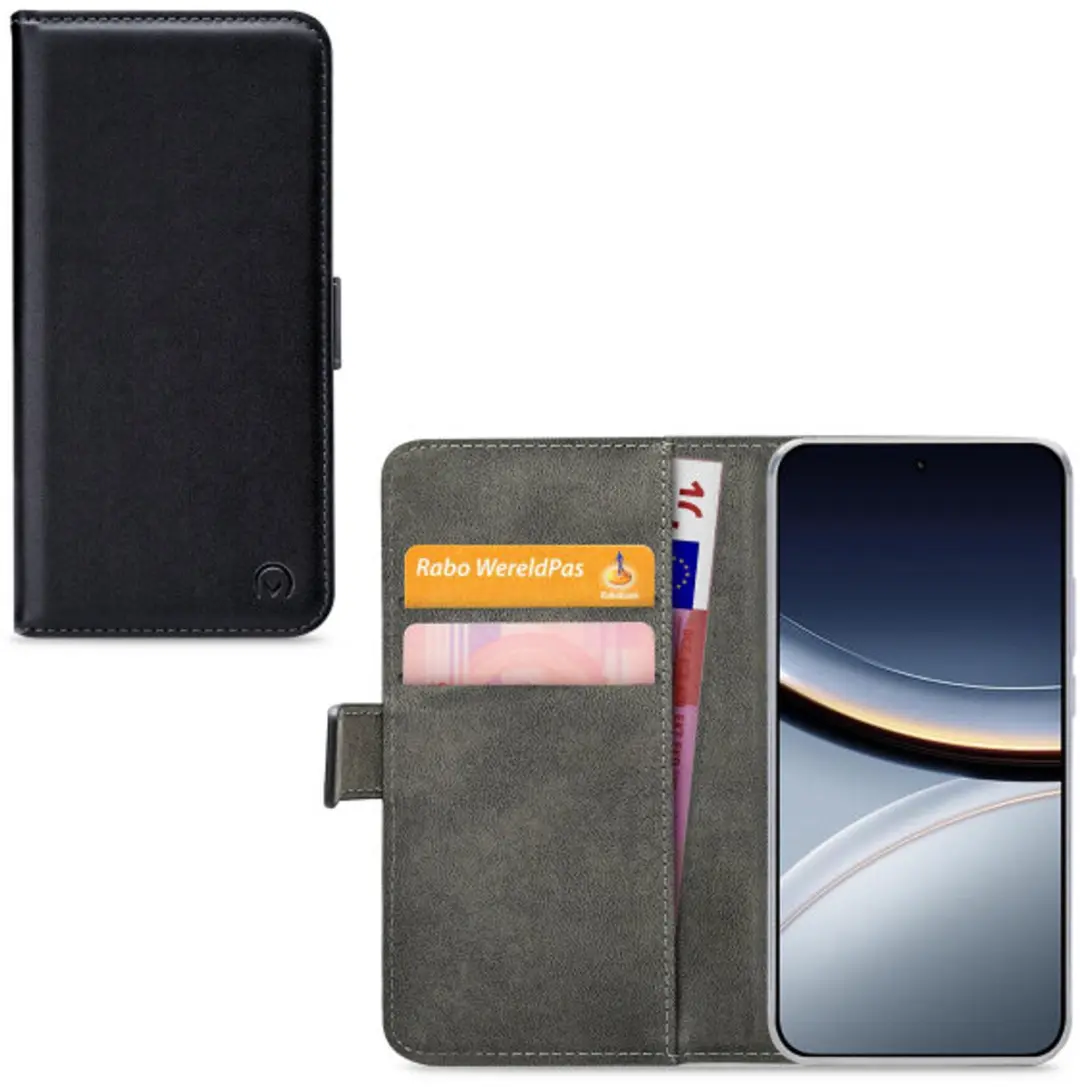 Mobilize Classic Gelly Wallet Bookcase POCO F7 - Pasjeshouder - Zwart