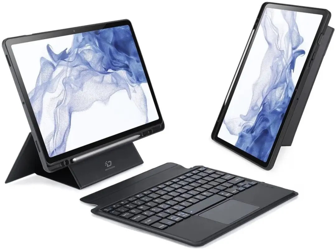 Dux Ducis Bluetooth Toetsenbord Hoes Samsung Galaxy Tab S7/S8