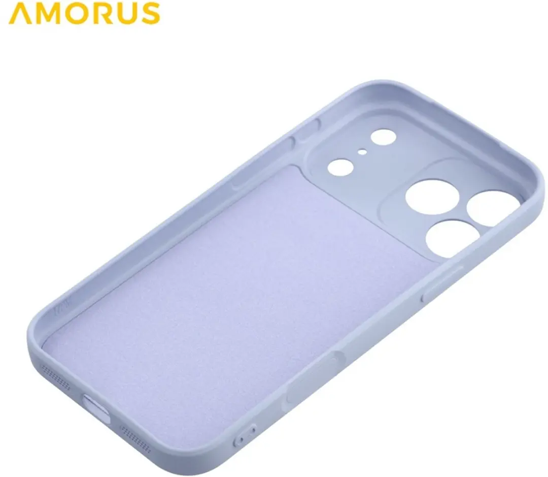 Amorus Hoesje iPhone 17 Pro Lavendel Grijs