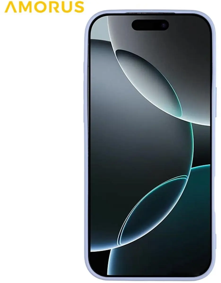 Amorus Hoesje iPhone 17 Pro Lavendel Grijs