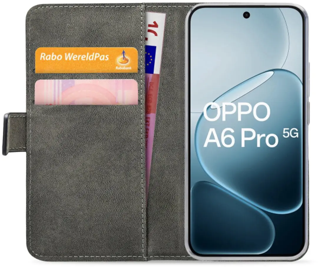 Mobilize Classic Gelly Wallet Bookcase Portemonnee OPPO A5x - Zwart