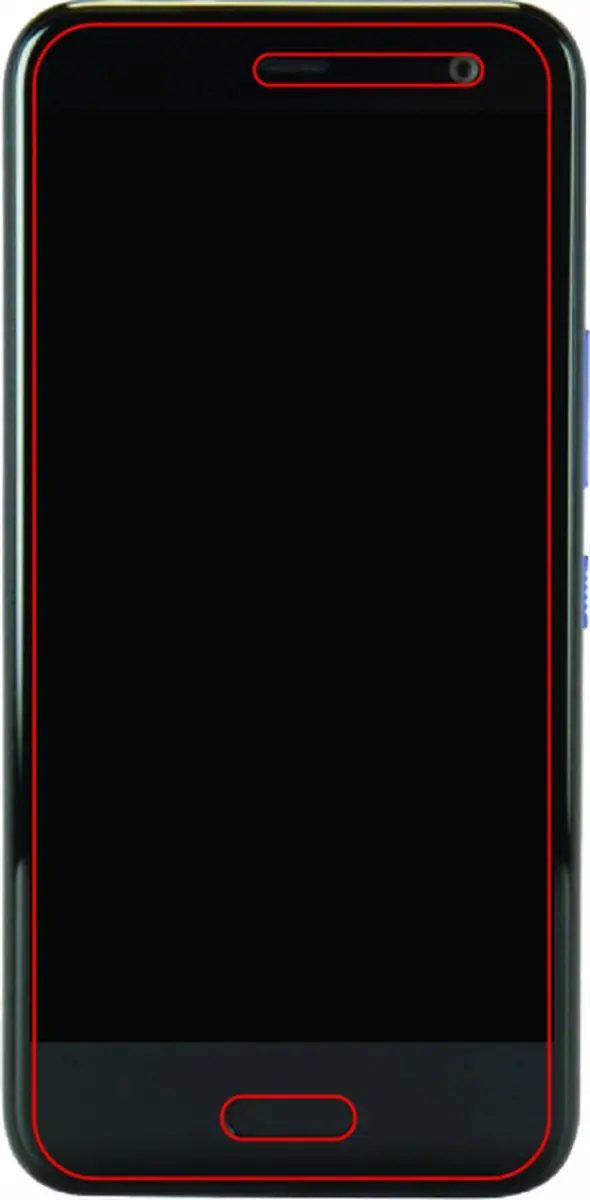 Mobilize HTC U11 Life Glazen Screenprotector - Case Friendly