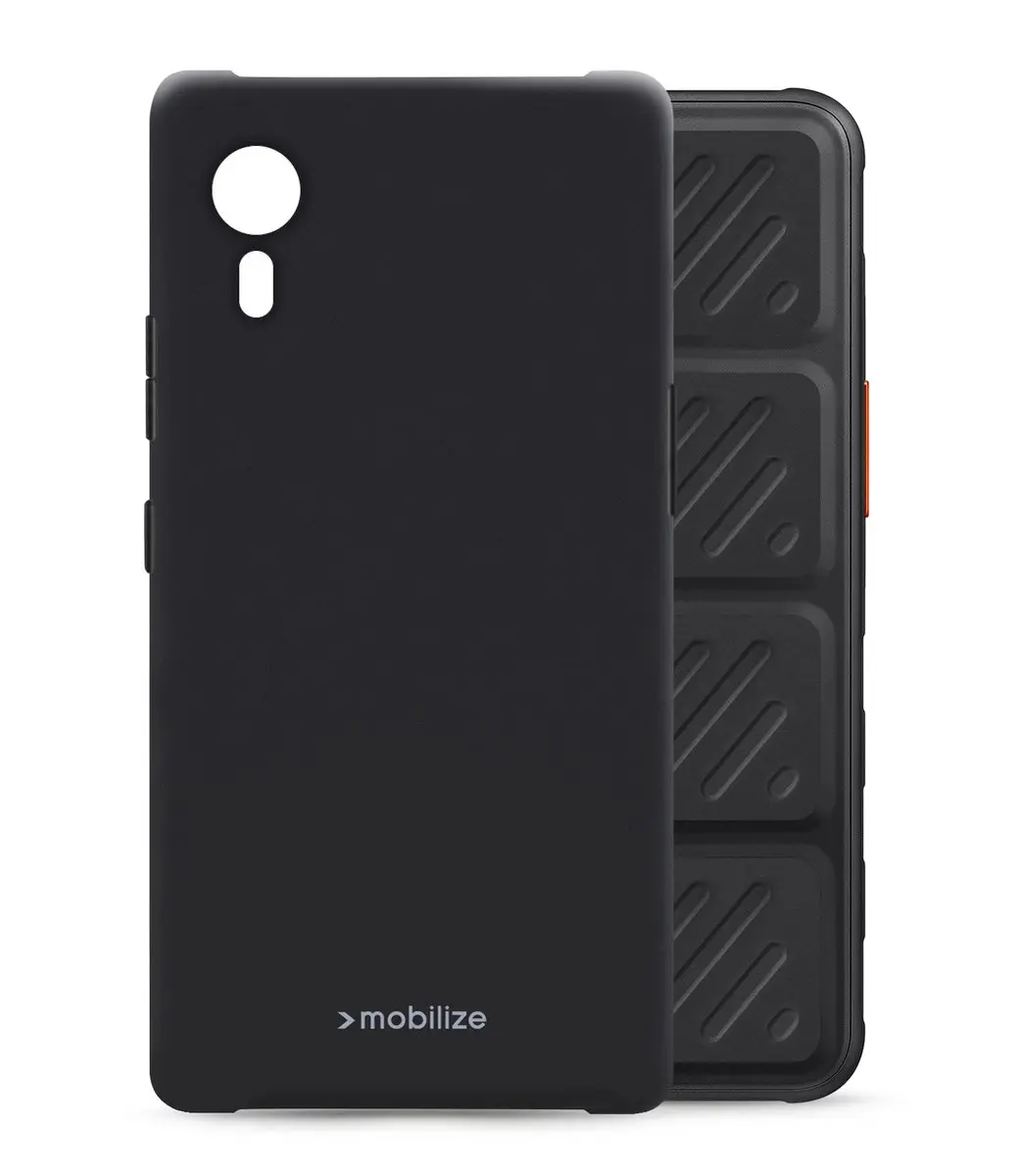 Mobilize Galaxy Xcover 7 Hoesje - TPU/Rubber - Zwart