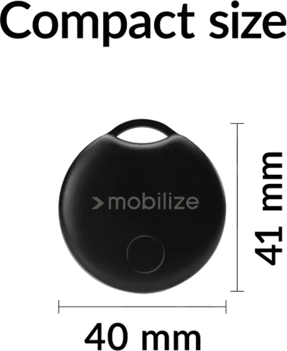 Mobilize Find My Smart Tag - 3 Stuks - Zwart