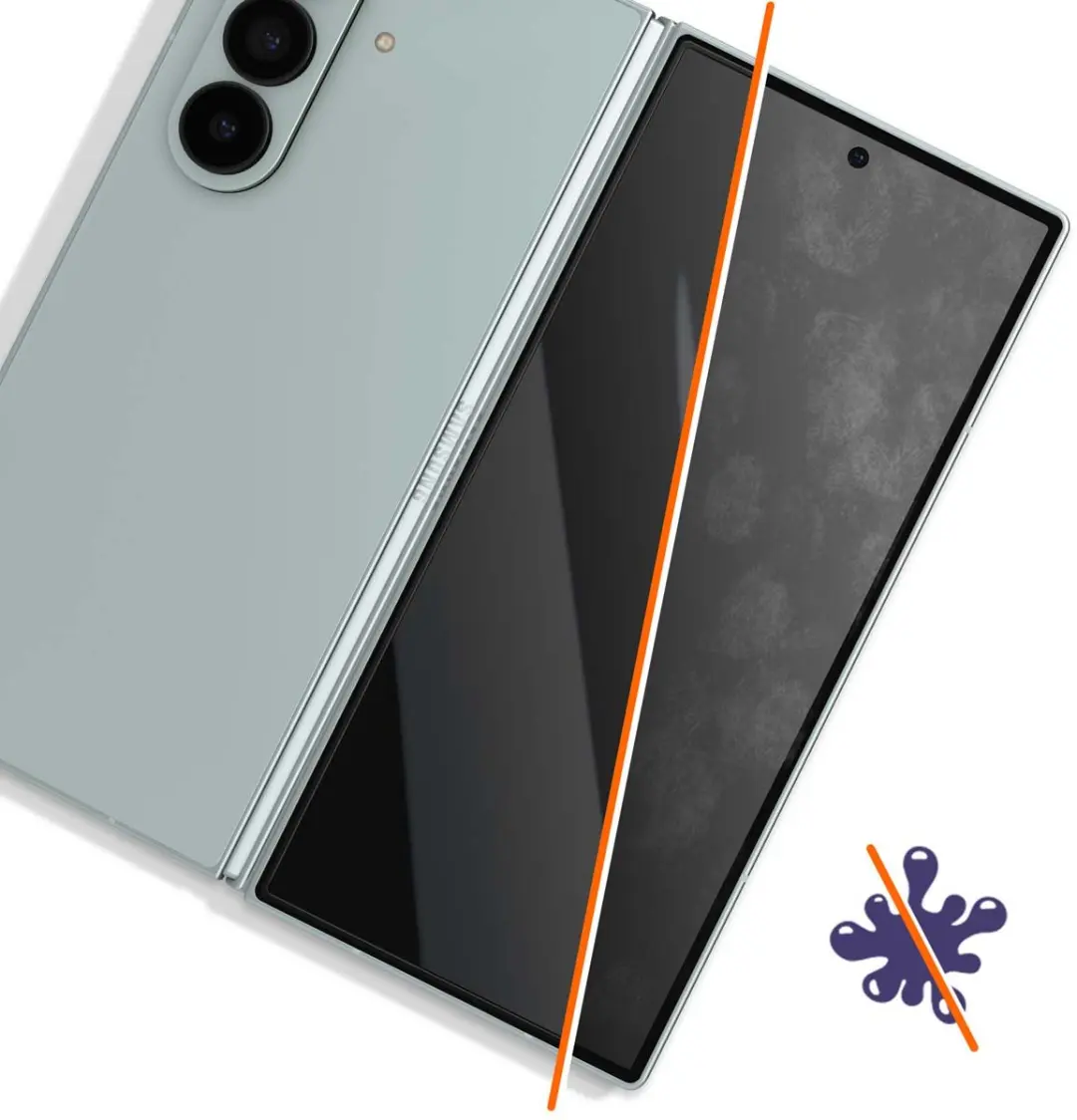 Imak Screenprotector Galaxy Z Fold 7 Privacy Tempered Glass - Zwart