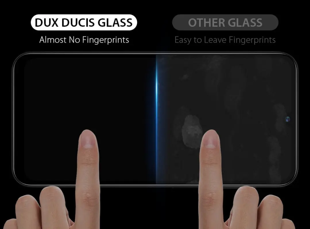 Dux Ducis Screenprotector Samsung Galaxy A15 - Tempered Glass - Transparant/Zwart - afbeelding 6 van 6