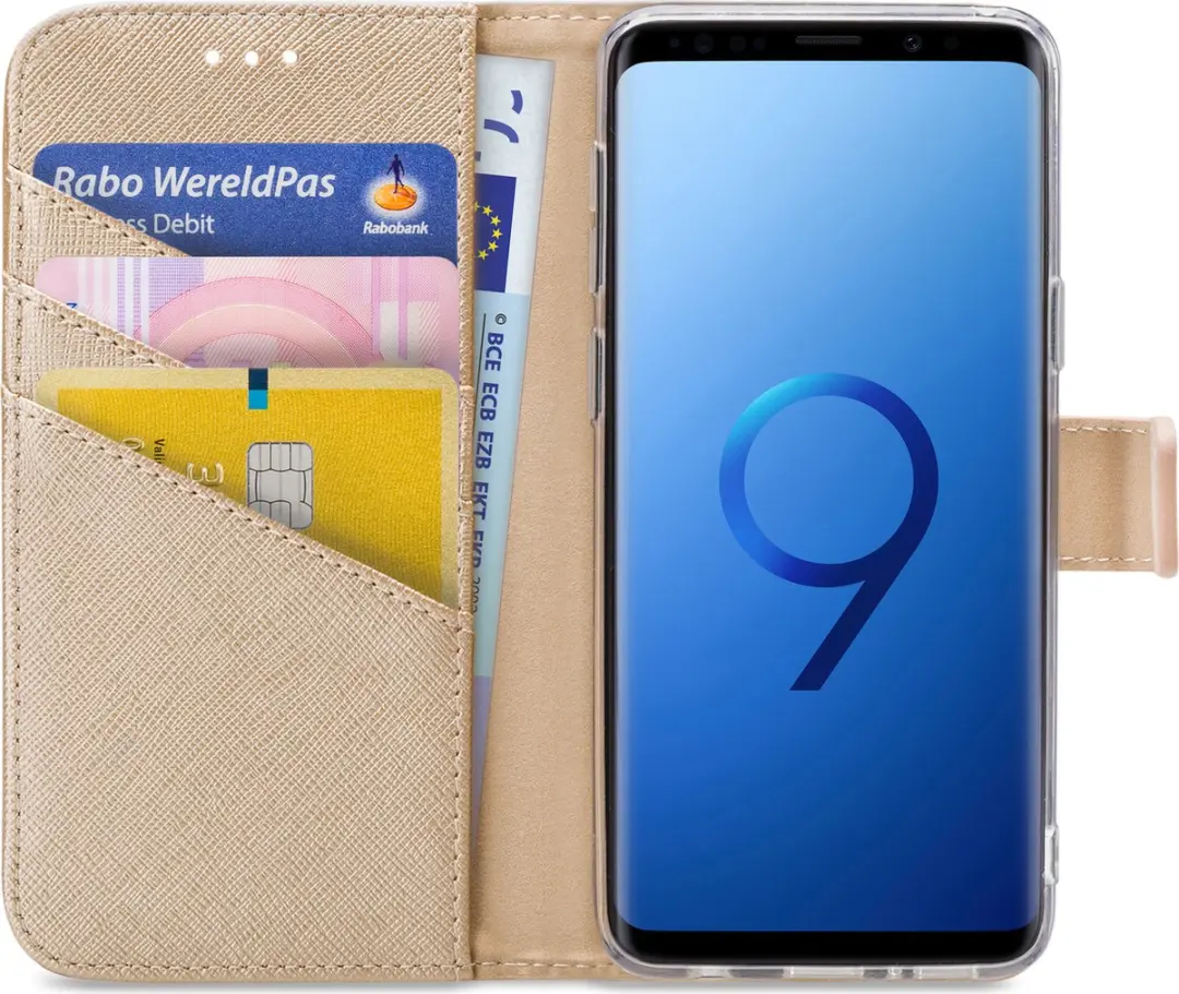 My Style MSFWLT1022 Telefoonhoesje Samsung Galaxy S9 - Goud - afbeelding 6 van 6