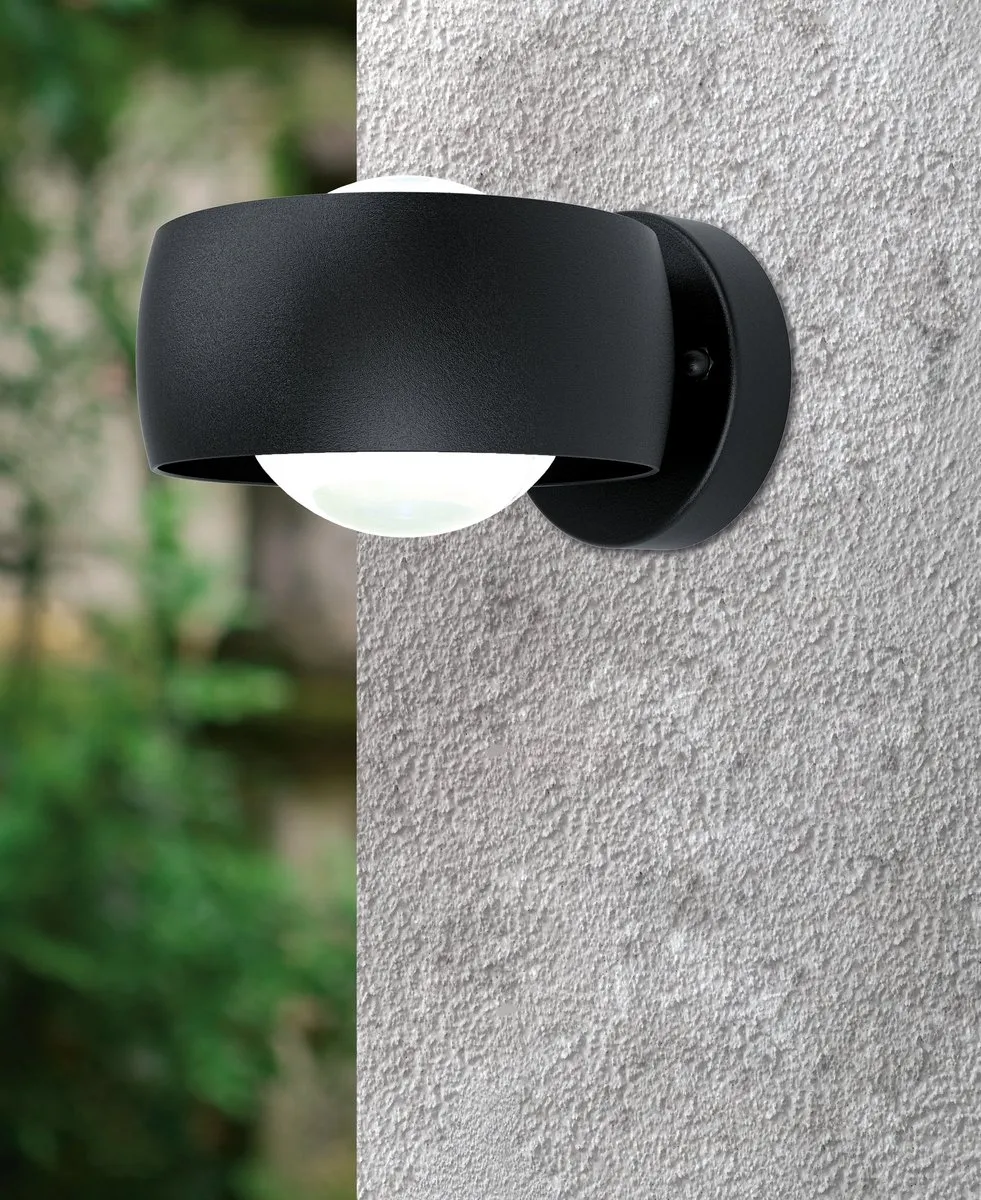Eglo Treviolo 1 Wandlamp Buiten LED 2x16cm - Zwart
