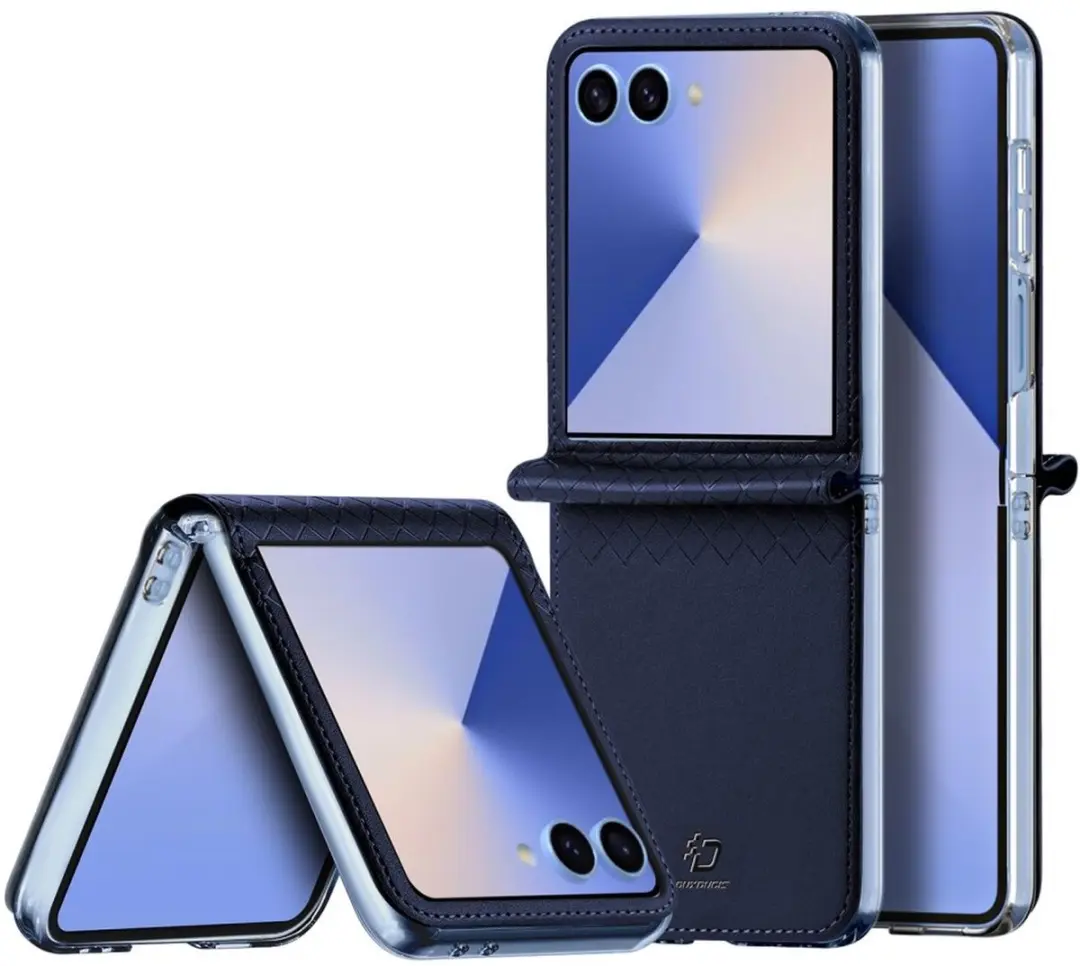 Dux Ducis Bril Series Telefoonhoesje Samsung Galaxy Z Flip 7 - Blauw