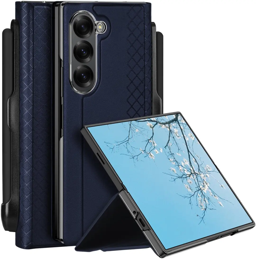 Dux Ducis Bril Series Telefoonhoesje Samsung Galaxy Z Flip 7 - Blauw