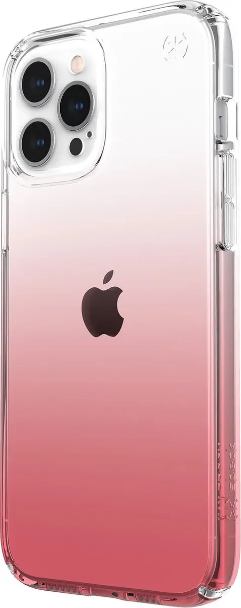 Speck Presidio Perfect Clear Ombre iPhone 12 Pro Max Hoes - Transparent/Pink