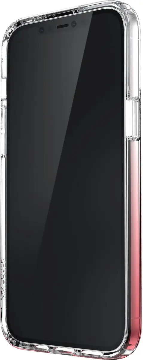 Speck Presidio Perfect Clear Ombre iPhone 12 Pro Max Hoes - Transparent/Pink