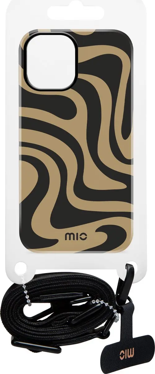 Mobilize Mio Nylon Universeel Telefoonkoord Verstelbaar - Zwart