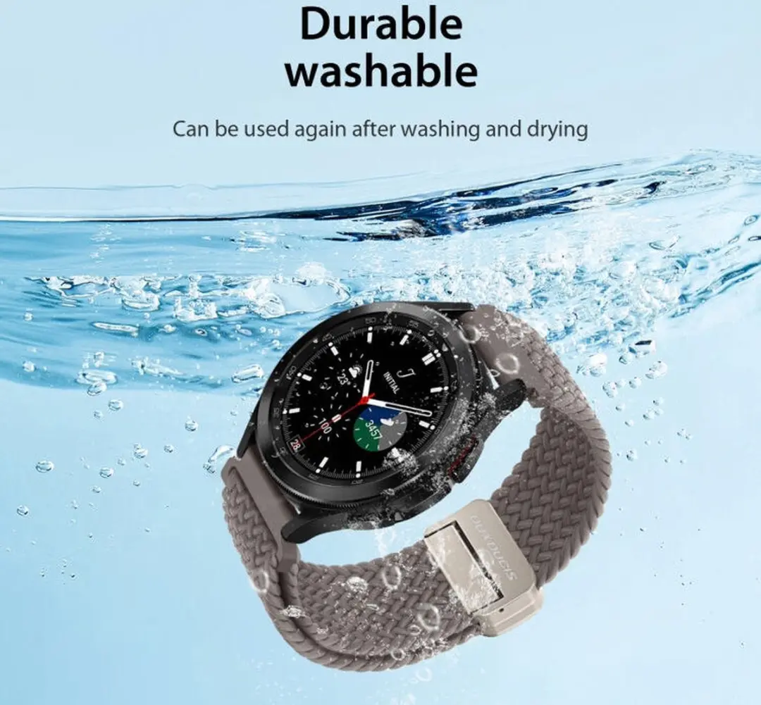Dux Ducis Mixture Pro Strap Smartwatchband 22mm - Grijs - afbeelding 6 van 6