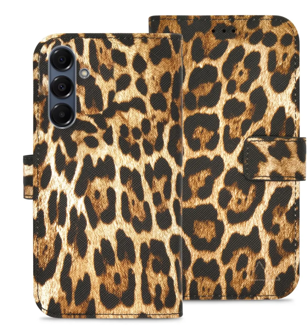 My Style MSFWLT1734 Telefoonhoesje Samsung Galaxy A14 - Wild Leopard